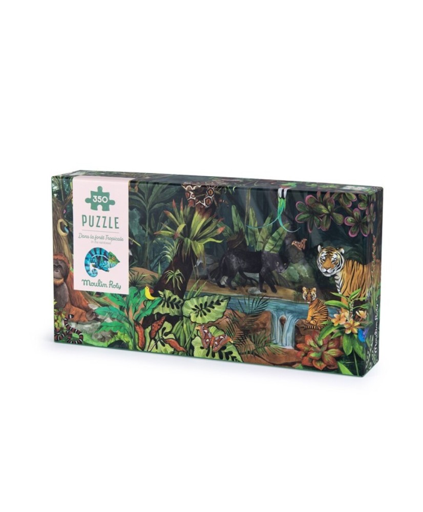 Puzzle En el Bosque tropical (300 piezas) Tout aut. Moulin Roty