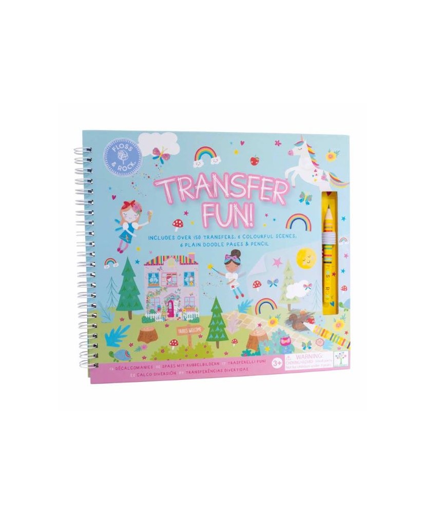 Transfers rainbow fairy. Floss & Rock