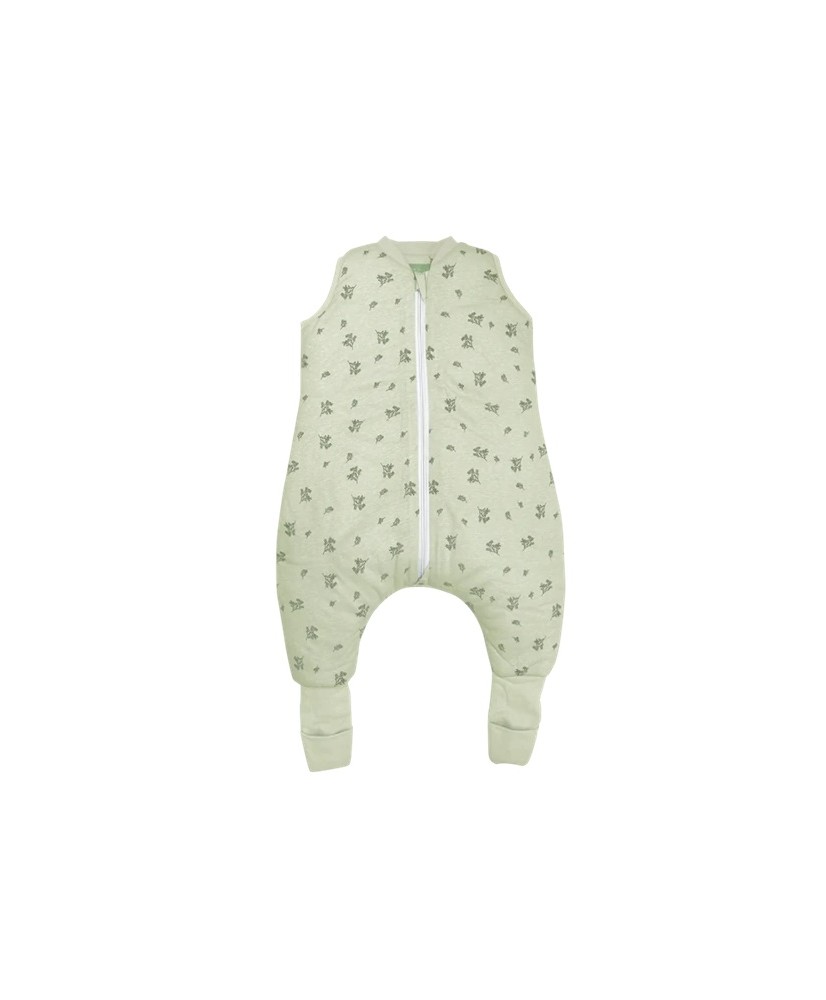 Saco de dormir con pies y calcetines antideslizantes-tog 2.5- Botany Green. Molis&Co