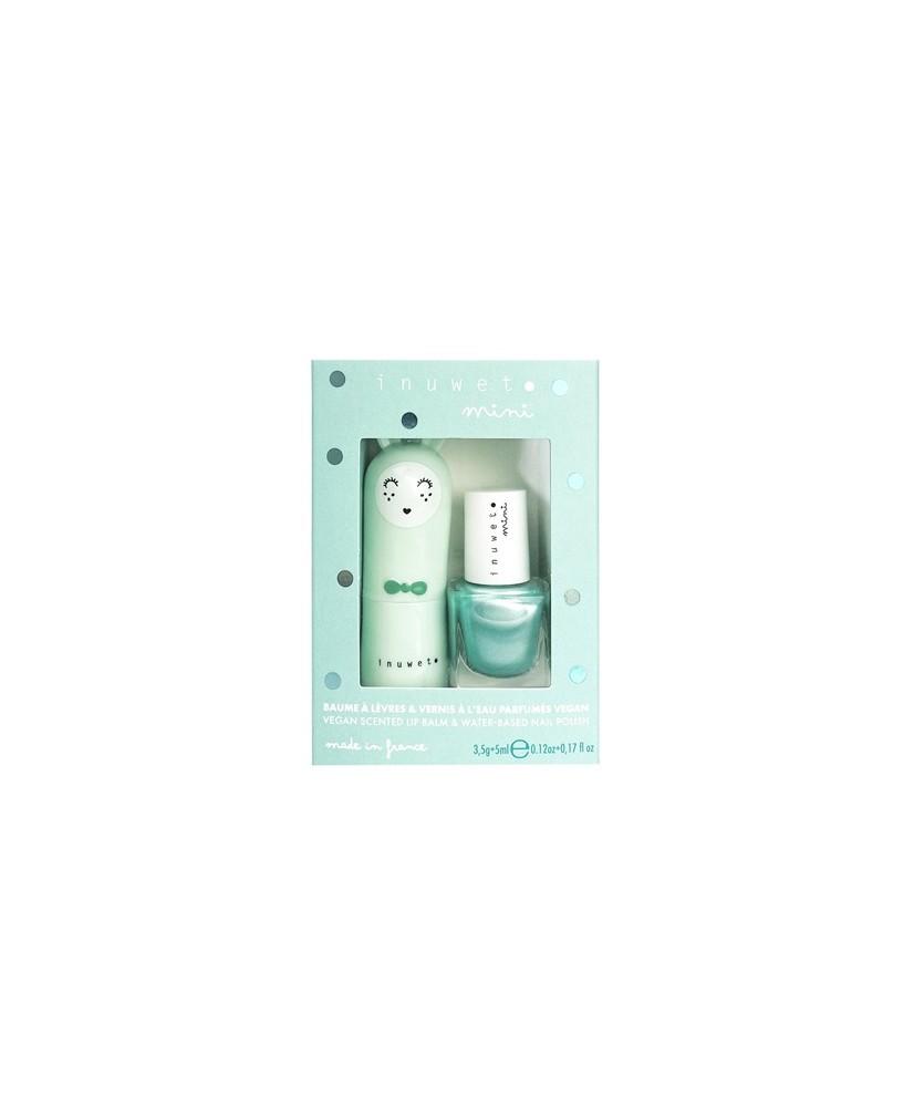 Set Inuwet de labial + esmalte de uñas - MANZANA