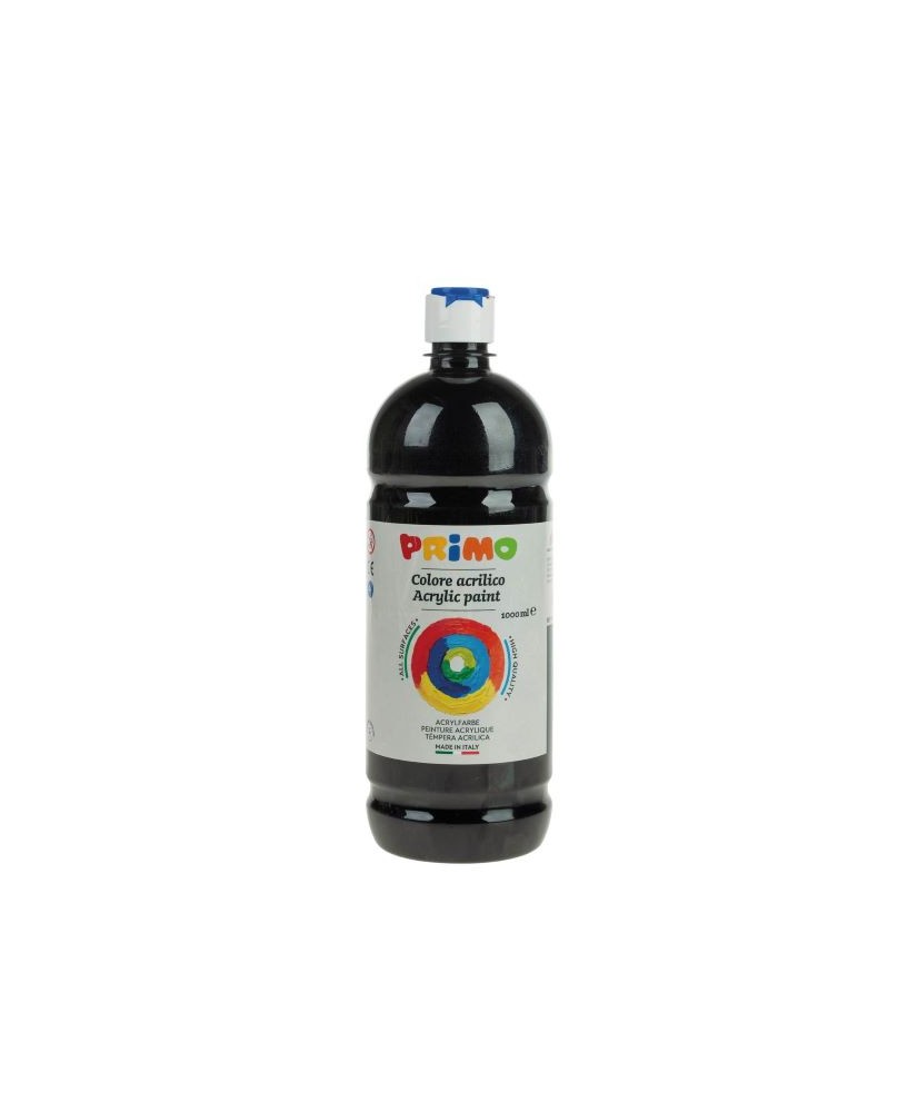 Pintura Acrílica Negro 1000 ml. Primo