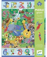 Puzzle Gigante 1 a 10 Jungla. Djeco