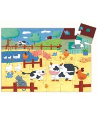 Puzzle Silueta Las Vacas -24 pzas. Djeco