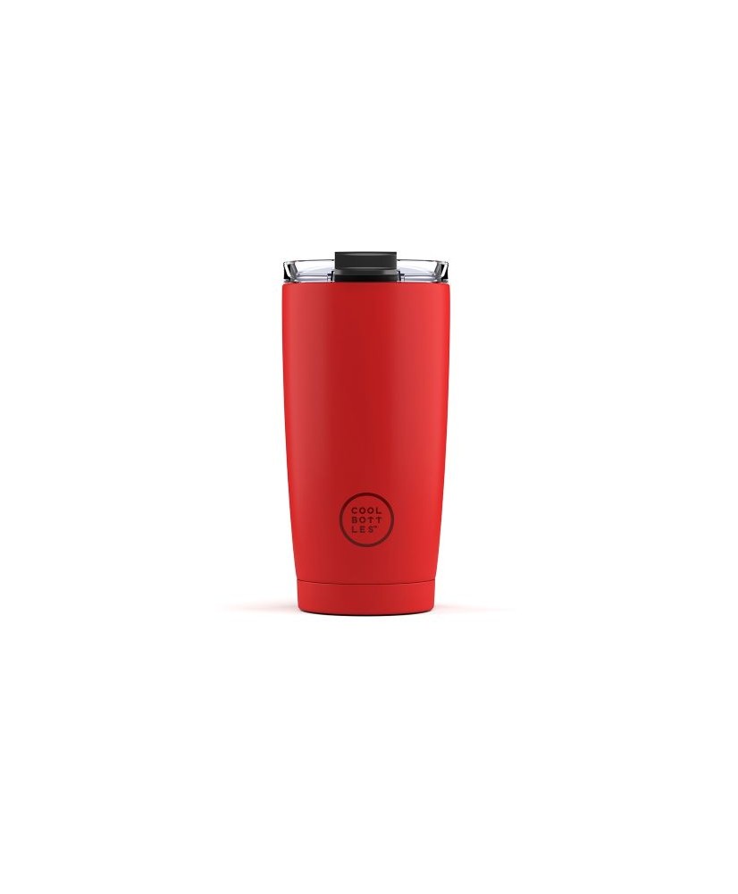 Vaso de acero inoxidable The Tumbler - Vivid Red 550ml. Cool Bottles