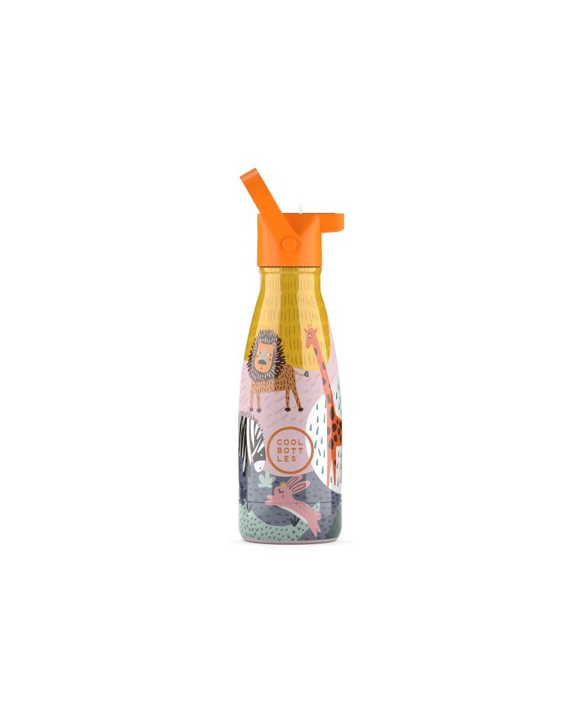 Botella de agua para niños The Kids Bottle - Savannah Kingdom 260ml. Cool Bottles