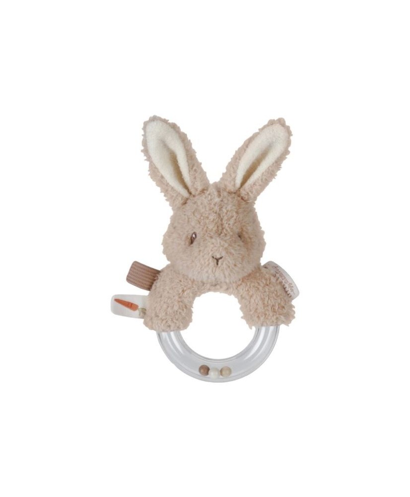 Sonajero Anillo Conejito Baby Bunny. Little Dutch