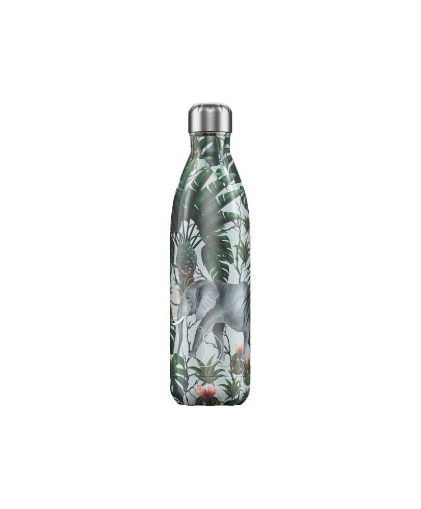 Botella Chillys Tropical Elefantes 750 ml. 3D