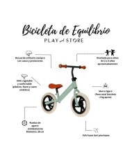 Bici de equilibrio Play And Store White. Tallytate