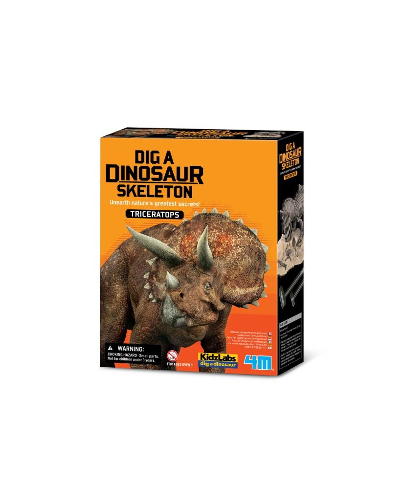 Kidz Labs Kit Geológico de un Triceratops. 4M