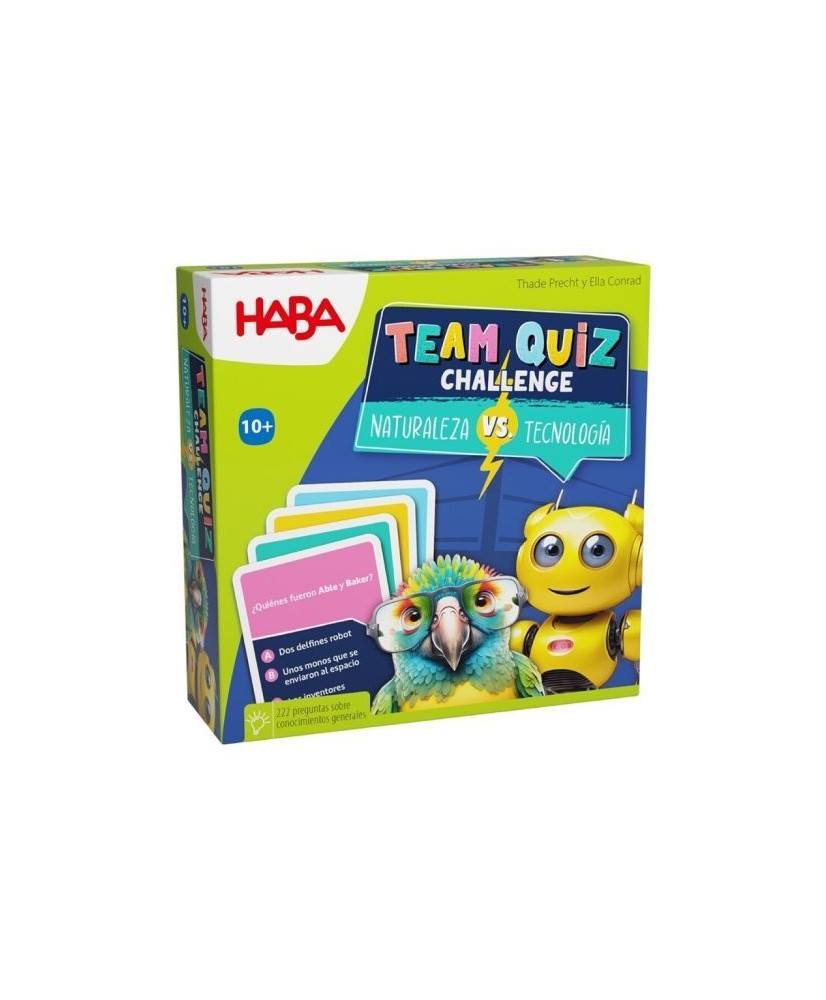 Team Quiz Challenge. Naturaleza vs. Tecnología. Haba