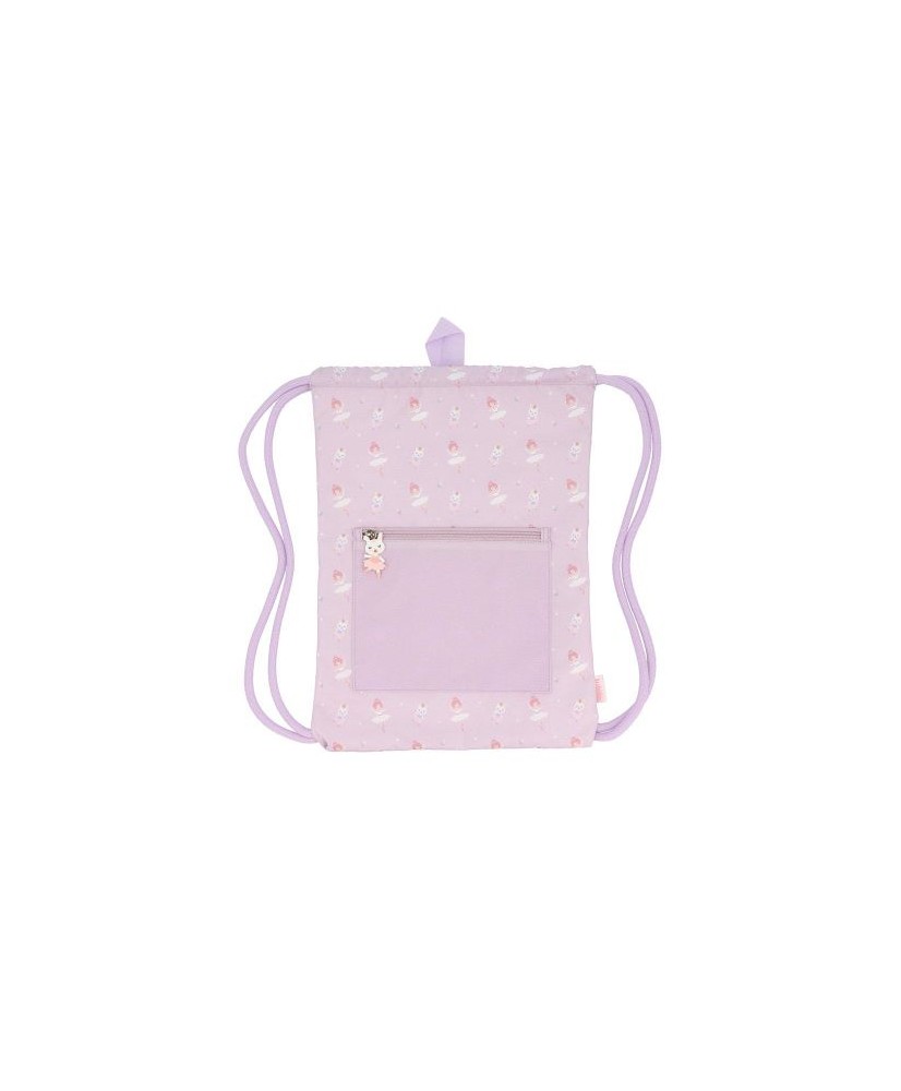 Mochila Saco Impermeable Ballet Personalizable. Tutete