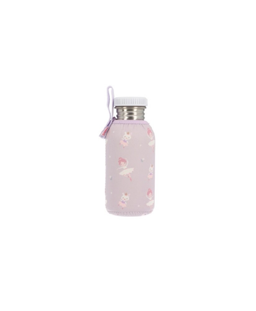 Botella Acero con Funda Ballet 500 ml. Tutete