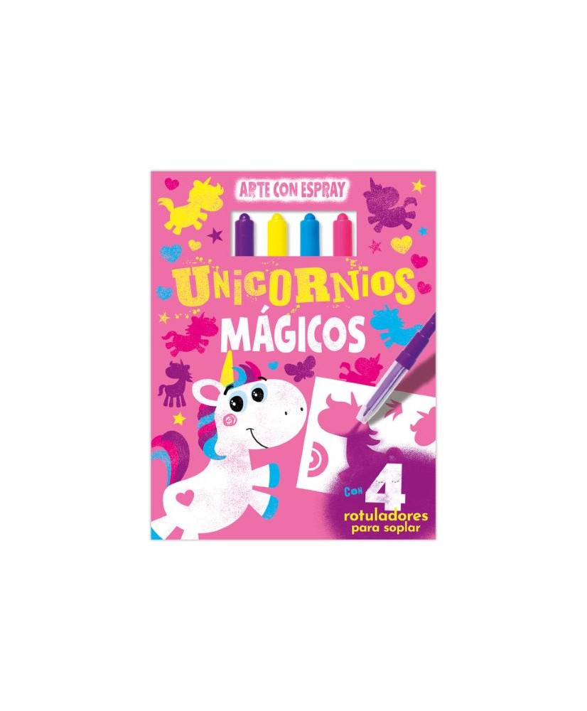 Unicornios Mágicos. Arte Con Spray