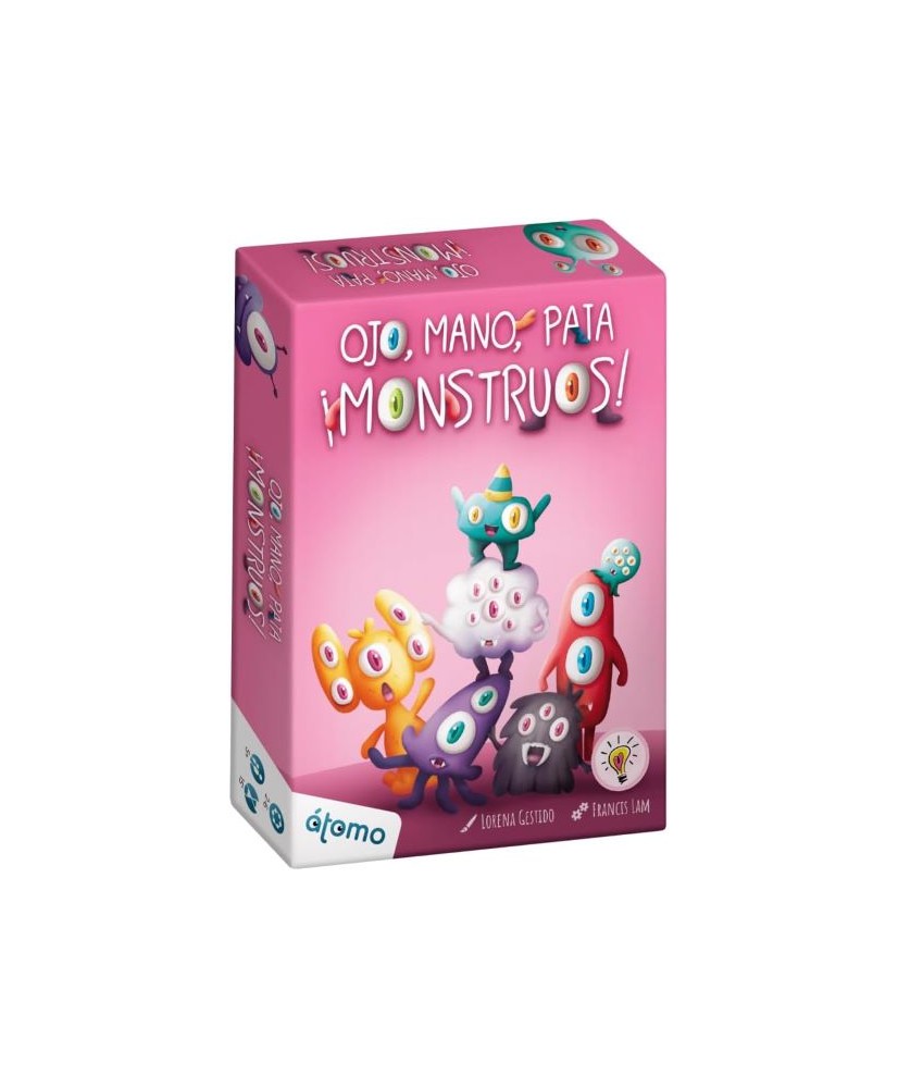 Ojo mano pata ¡Monstruos!. Átomo