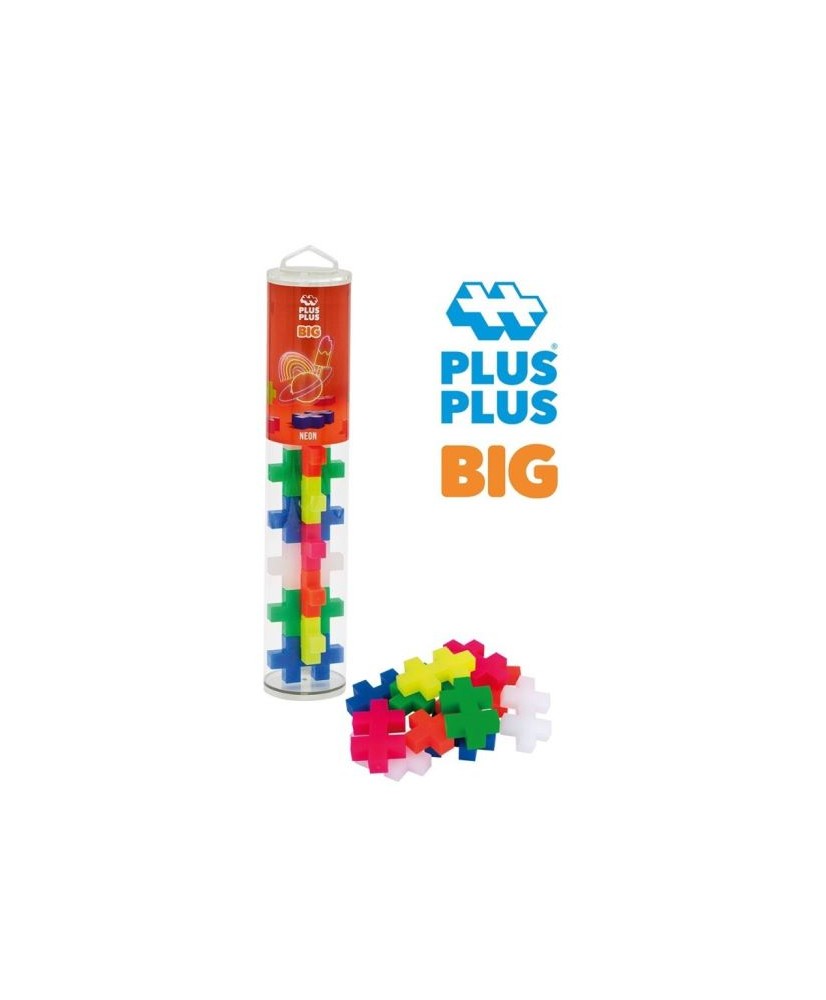 Tubo Plus-Plus Big Neón Mix 15 pcs