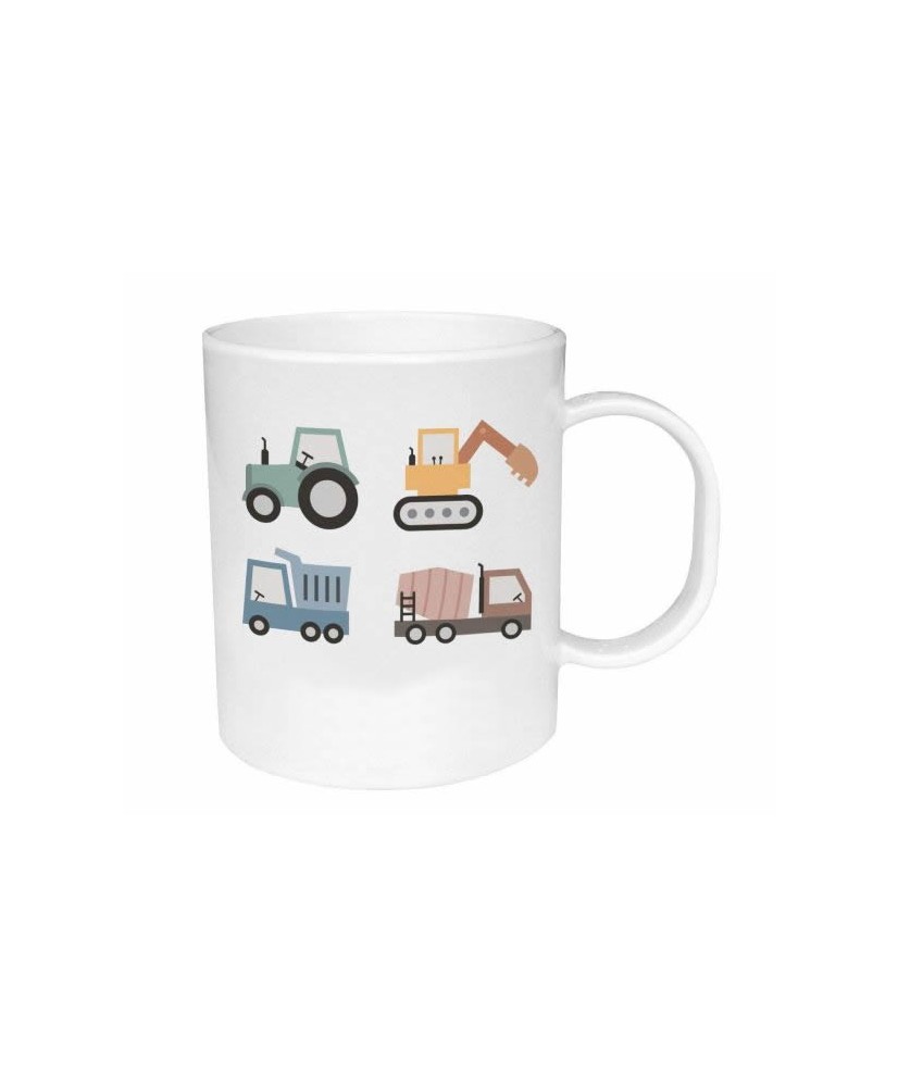 Taza de Plástico Trucks. Tutete