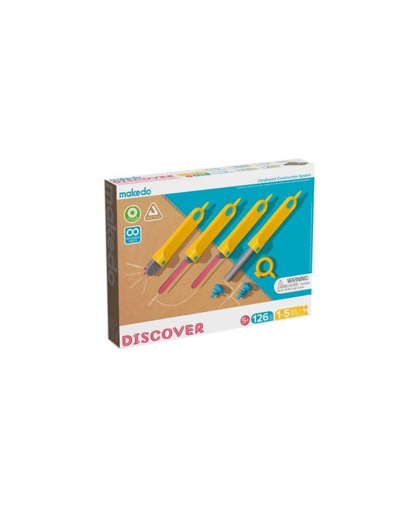 Discover Kit de 126pcs. Makedo