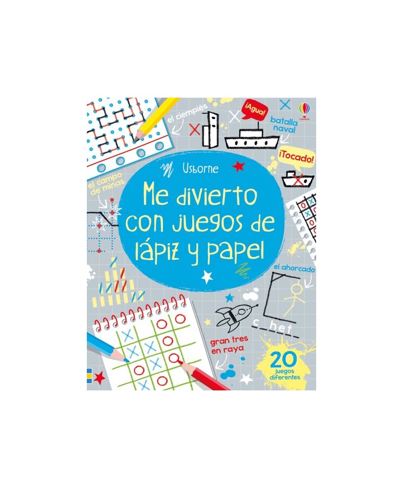 Me divierto con juegos de lápiz y papel. Usborne