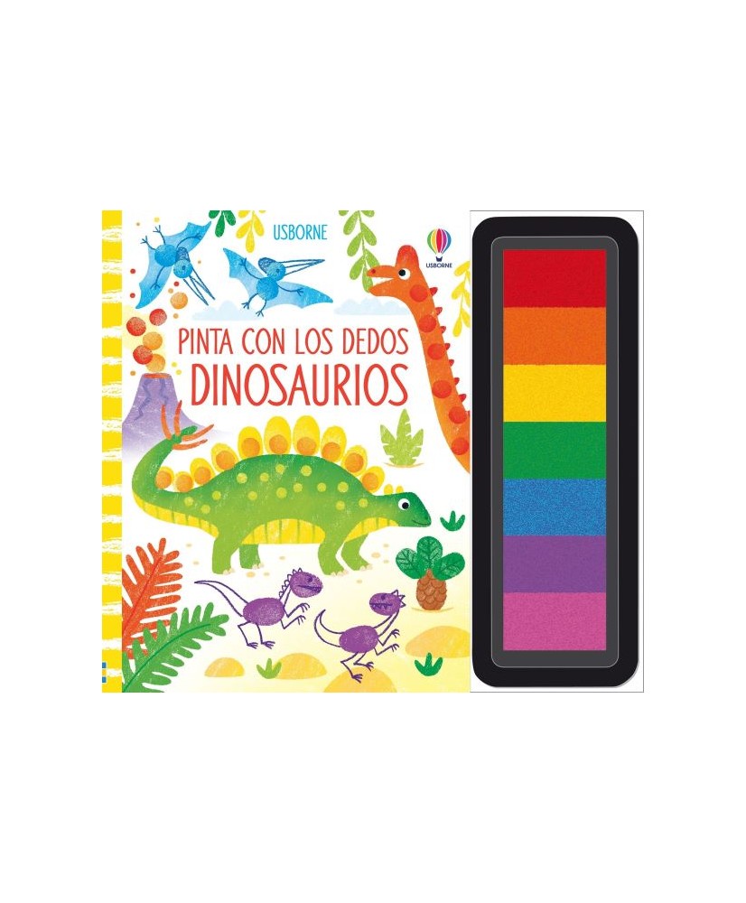 Dinosaurios. Pinta con los dedos. Usborne