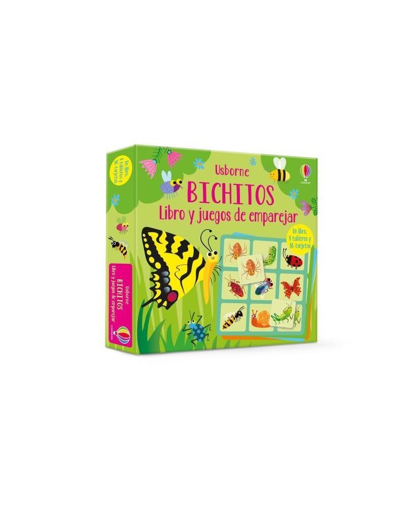 Bichitos. Libro y juegos de emparejar. Usborne