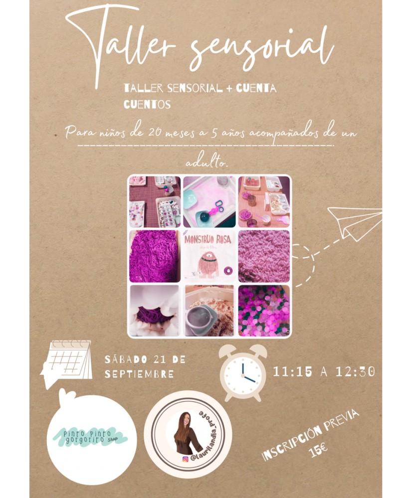 Taller sensorial Rosa 21 de Septiembre