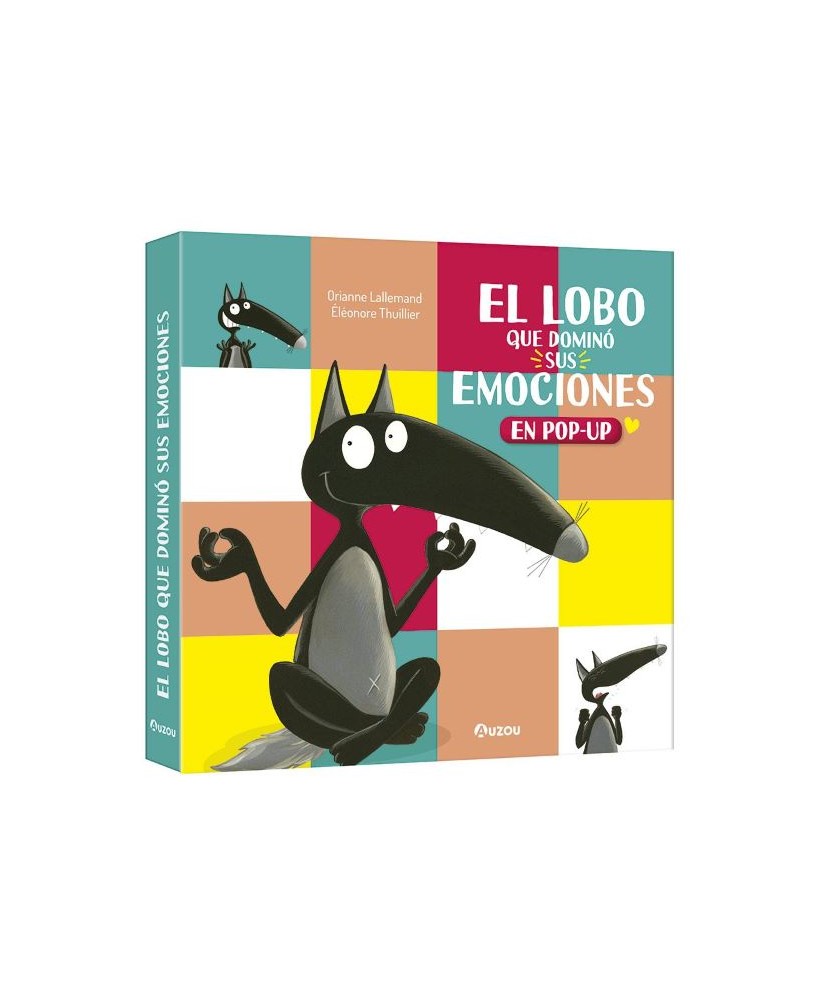 El lobo que dominó sus emociones, libro pop-up. Auzou