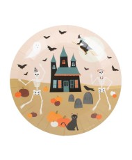 Platos de papel Halloween (8 und.) My Little Day