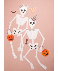 Decoración de papel Esqueletos Halloween (2 und.) My Little Day