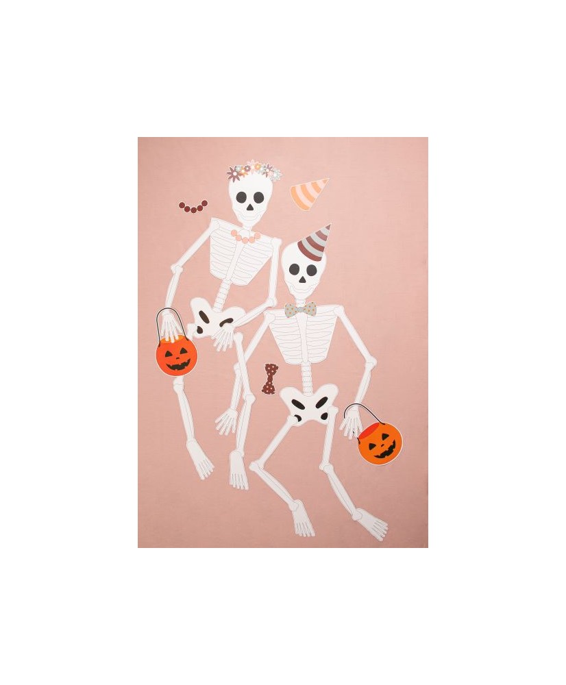 Decoración de papel Esqueletos Halloween (2 und.) My Little Day