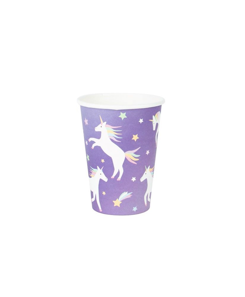 Vasos de papel Unicornios  (8 und.) My Little Day