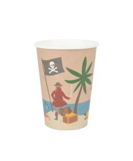 Vasos de papel Piratas (8...