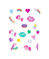 Pegatinas Reflectantes para Bicicleta - Ride With Style Unicorn. Legami