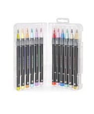 Set de 12 Rotuladores con Punta de Pincel - Brush Markers. Legami