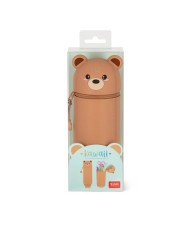 Estuche de Silicona 2 en 1 - Kawaii - Teddy Bear. Legami