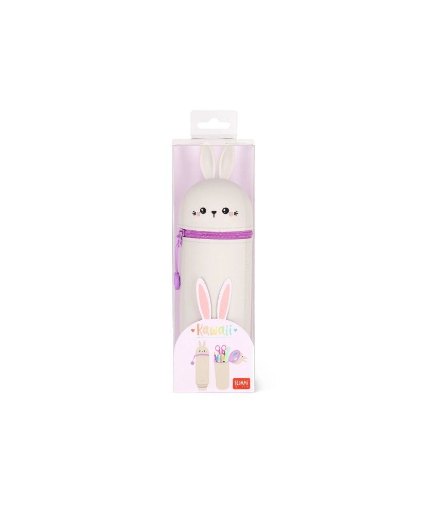 Estuche de Silicona 2 en 1 - Kawaii - Bunny. Legami