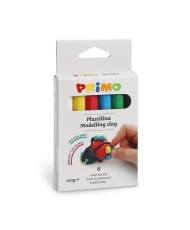 Plastilina para modelar en 6 colores. Primo