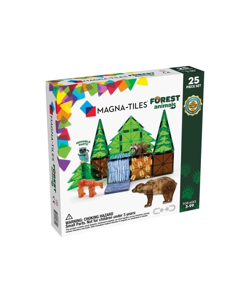 MAGNA-T Forest Animals Set 25pcs. Magna-Tiles