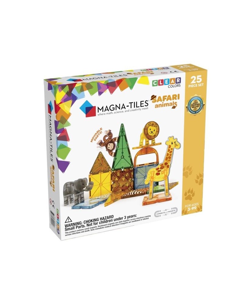 MAGNA-T Safari Animals Set 25pcs. Magna-Tiles