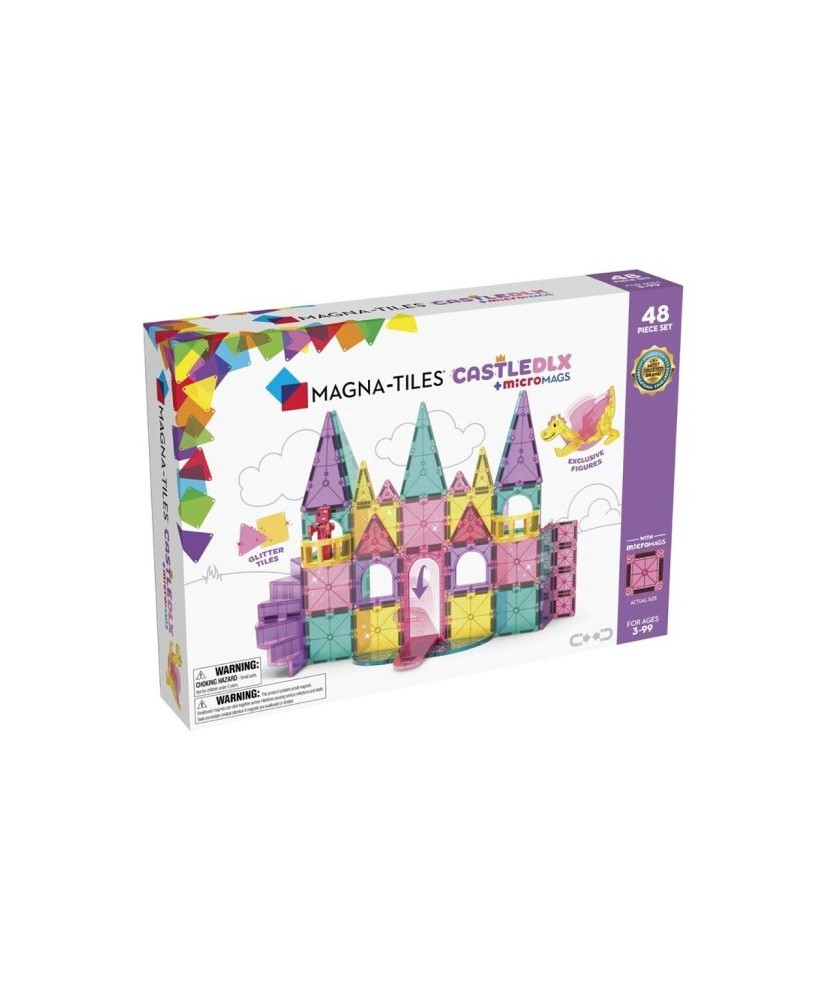 MAGNA-T Castle DLX + microMAGS. Magna-Tiles