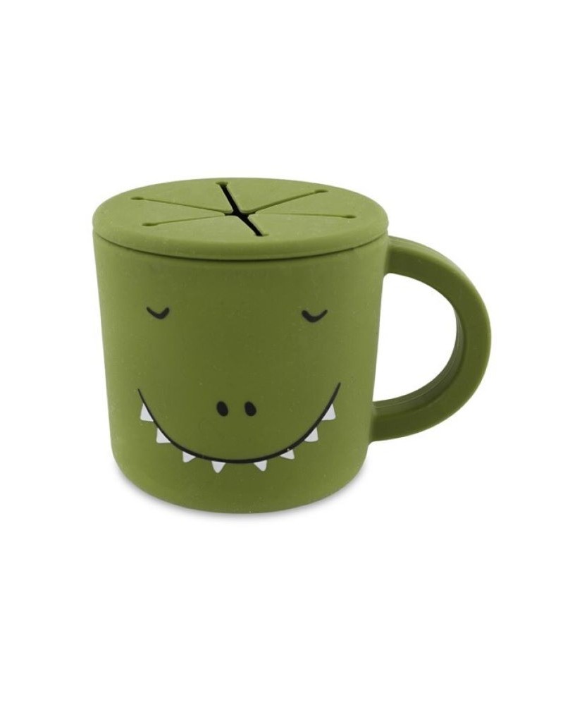 Taza de silicona para meriendas Mr. Dino. Trixie