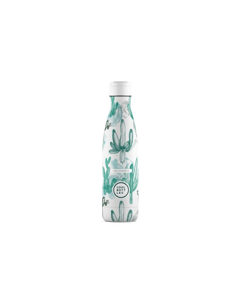 Botella de agua The Bottles Xclusive! Lara Costafreda - Watercolor Cactus 500 ml. Cool Bottles