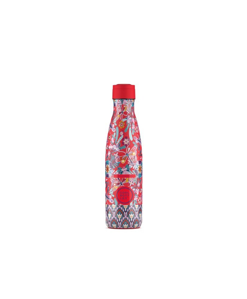 Botella de agua The Bottles Xclusive! Catalina Estrada - Dragonfly Paradise 500 ml. Cool Bottles