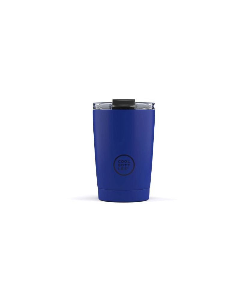 Vaso de acero inoxidable The Tumblers Coolors. Vivid Blue 350ml. Cool Bottles