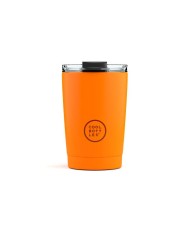 Vaso de acero inoxidable The Tumblers Coolors - Vivid Orange 330ml. Cool Bottles